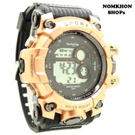 Sport Watch นาฬิกาข้อมือผู้หญิง-ผู้ชายและเด็กสไตล์สปอร์ต เปลี่ยนไฟดิจิตอลได้ 7 สี สายยาง ระบบ Digita