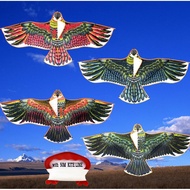 Ready Stock easy fly  1.5M EAGLE KITE made of Umbrella Cloth Material / Layang Layang WAU Burung Hel