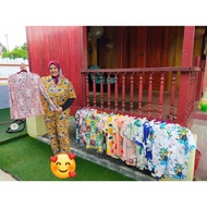 pyjamas bella hazaha/baju tidur lembut bella hazaha/baju tidur lengan panjang(lengan n seluar panjan