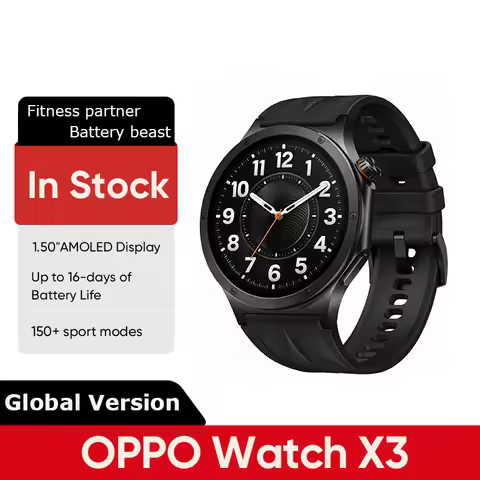 Smart Watch OPPO Watch X3 Global Version Ultra-Light Titanium Alloy Case 1.50" LTPO AMOLED Display 1