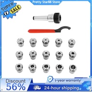 Precision MT3 Shank Spanner ER32 Chuck With 15Pcs Collet 3-20mm Collet Set Hand Tool Set for Milling