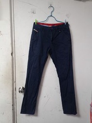 DIESEL ADIDAS men's navy blue pants