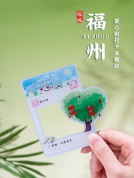 [Creative Unique Refrigerator Stickers] Fuzhou Refrigerator Stickers Acrylic Punch-in Magnets Love T