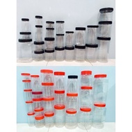 (SAIZ KECIL) Balang Makanan Plastik Balang  Biskut Plastik Plastik Jar Food Grade Plastik LOCAL MANU