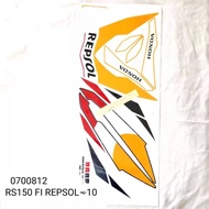 RS150 RS 150 V2 HONDA STICKER BODY COVER SET "DOTOMOMO"