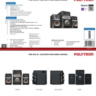 Speaker Aktif Polytron PMA9502 / PMA 9502 Bluetooth BERGARANSI