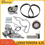 ENGINE PARTS Timing Belt Kit Water pump Fits For Lexus Toyota GX470 LX470 4Runner Sequoia Tundra Lan