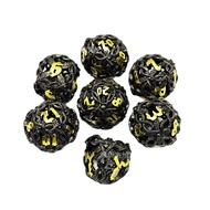 Metal Rattan Hollow Dice Cthulhu Running Group Multi-Sided Digital Color Role Playing Dungeons and D