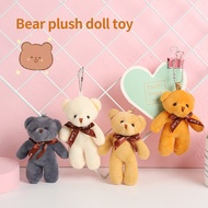 [Size: 12cm] Cute Little Bear Doll Keychain Cute And Soft Small And Cute A Variety Of Colors Can Be 