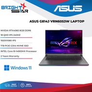 ASUS ROG STRIX G18 G814J-VRN6053W /18 QHD WQXGA 240HZ/I9-14900HX/32GB/1TB/NVIDIA RTX4060/W11/2Y Warr