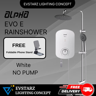 Alpha Evo i/E Rainshower DC Pump or Non Pump Instant Water Heater