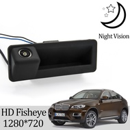 HD Backup Reverse Rear View Trunk Handle Camera For BMW X6 E71 2008 ~2010 CCD Night Vision Waterproo