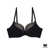 Wacoal Push Up Bra บราดันทรง รูปแบบมีโครง 3/4 Cup - WB5P31 สีดำ (BL)