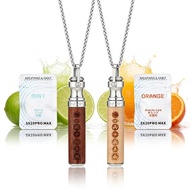 528 Hertz Sound Flute Necklace Meditation Breath Frequency Decompression Solid Wood Rotating Pendant