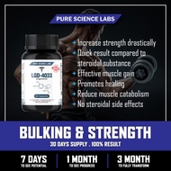 SARMS PURE SCIENCE LABS LGD-4033 Bulking Muscle Growth Sizing weigh gain, increase endurance