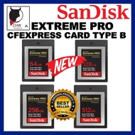 SANDISK EXTREME PRO CFEXPRESS CARD TYPE B 64GB, 128GB, 256GB AND 512GB