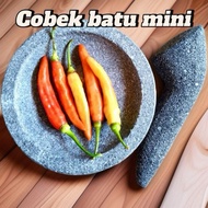 COBEK BATU Mini diperbuat drp batu asli gunung