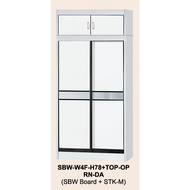 MIXBOX RENO 4- Wardrobe with Top Open Storage - Wardrobe 4x8FT / Almari baju 4x8FT