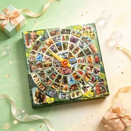 Dongdongle Shanhaijing 58 Holes Lucky Turntable Lucky Draw Toy Mystery Box Children's Surprise Gift 