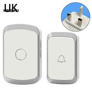 AC 110V-240V Wireless Doorbell 360m Remote Call Waterproof Smart Music Door Bell