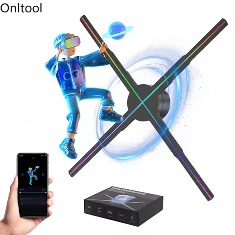 PD42-P65 3D Hologram Fan HD Projector LED Sign Holographic Player support Video Shop Advertising Dis