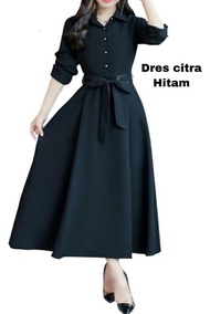 Gamis Citra Pakaian Wanita Trand Masa Kini Model Elegan Bahan Crinkle Airflow Premium