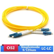 LC LC duplex patchcord fiber optic singlemode 9/125um 40 meters