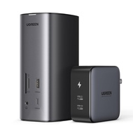 UGREEN Revodok Pro 312 12-in-1 USB C Docking Station with 100W GaN Charger, 3 Screen Expansion, MacB