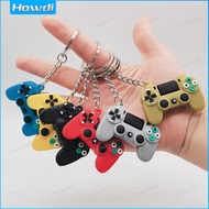 Creative game controller keychain simulation toy game console car keychain bag pendant holiday gift 