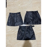 Combo of 3 Vip leather skirts (Small waist 62-64cm)