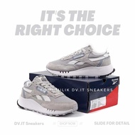 100% BRAND NEW! Sepatu sneakers Kasual Casual Pria -reebok- Classic Legacy White Green Size 39 - 44