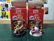 日本海洋堂KAIYODO世界復古 古董泰迪熊Teddy Bear泰迪熊 盒玩（瑞穗鮮乳10週年）
