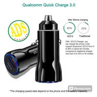 Car Charger USB Type-C QuickCharging 2-Port 38W super fast