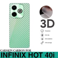 GARSKIN INFINIX HOT 40i ANTI GORES BELAKANG HANDPHONE