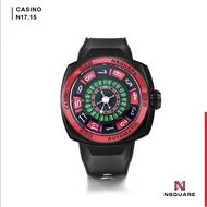 NSQUARE CASINO AUTOMATIC WATCH 51MM-N17.15 BLACK/BLACK LIMITED EDITION 88PCS