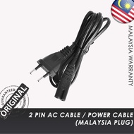 2 Pin Power Cable / AC Cable Cord for Charger (Malaysia Plug)
