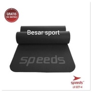 Cheap Yoga Matt Yoga Mat Gym Fitness Pilates 10Mm Nbr Speeds + Original Bag - Black Q0L8