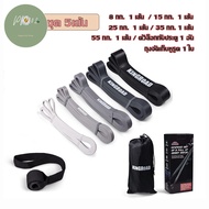 PP702 จัดส่งจากไทยยางยืดออกกำลังกาย ชุดยางยืดออกกำลังกาย 5 เส้น/5 ระดับแรงต้าน ยางออกกำลังกาย resis