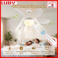 Ceiling Fan Light + Fan 20" 52 Cm 15 W LED 27 Multifunction Remote Control SNI Warranty