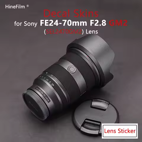 2470GM II Lens Skins for Sony FE 24-70mm F2.8 GM II SEL2470GM2 Lens Premium Decal Skin 2470 Protecto