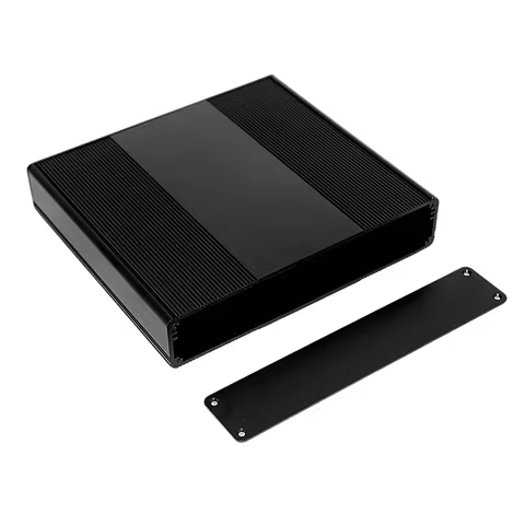 176×160×34mm Waterproof Aluminum Enclosure Black Silver PCB Instrument Case Electronic Project Box C