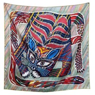 Hermes Silk Scarf 絲巾90x90 貓咪
