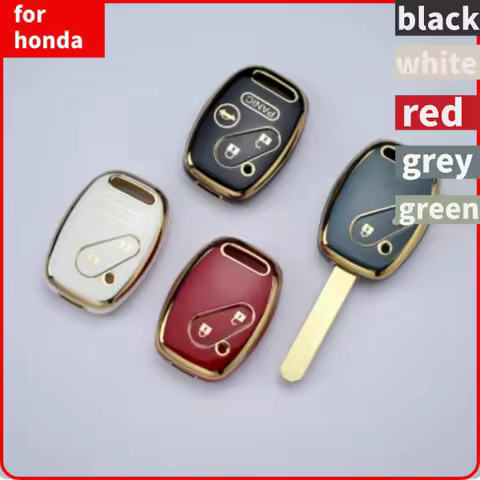 2 3 4 Buttons TPU Car Key Case Cover for Honda Fit CIVIC JAZZ Pilot Accord CR-V Freed Freed Pilot St