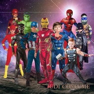 Children Batman Anime Spiderman Hulk Captain America American Team Thor Iron Man Marvel cos Costume