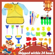 42PCS Painting Set For Kids Coloring Art Materials Set Painting Brushes Set with Paint Tools