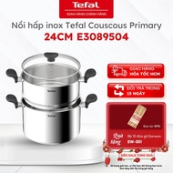 Tefal Couscous Primary E 18/10 Stainless Steel Steamer3089504 24cm - Stainless steel - 3-layer base 