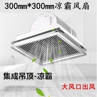 300 Integrated Ceiling Cooler Electric Fan Kitchen Bathroom Fan Kitchen Ceiling Cooler Bathroom Cool