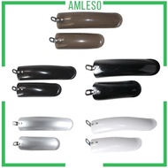 [Amleso] 2x Folding Bike Mudguard Front &amp; Rear Fenders Guard Accessories