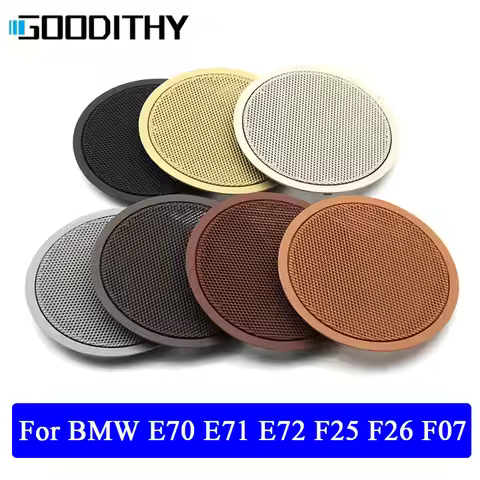 LHD RHD Car Inner Door Front Rear Woofer Horn Sound Loudspeaker Grid Cover Panel For BMW X5 X6 X3 X4