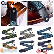 CACTU Guitar Belts, Multi-Color Polyester Guitar Strap, Portable Adjustable Ukulele Strap Guitar